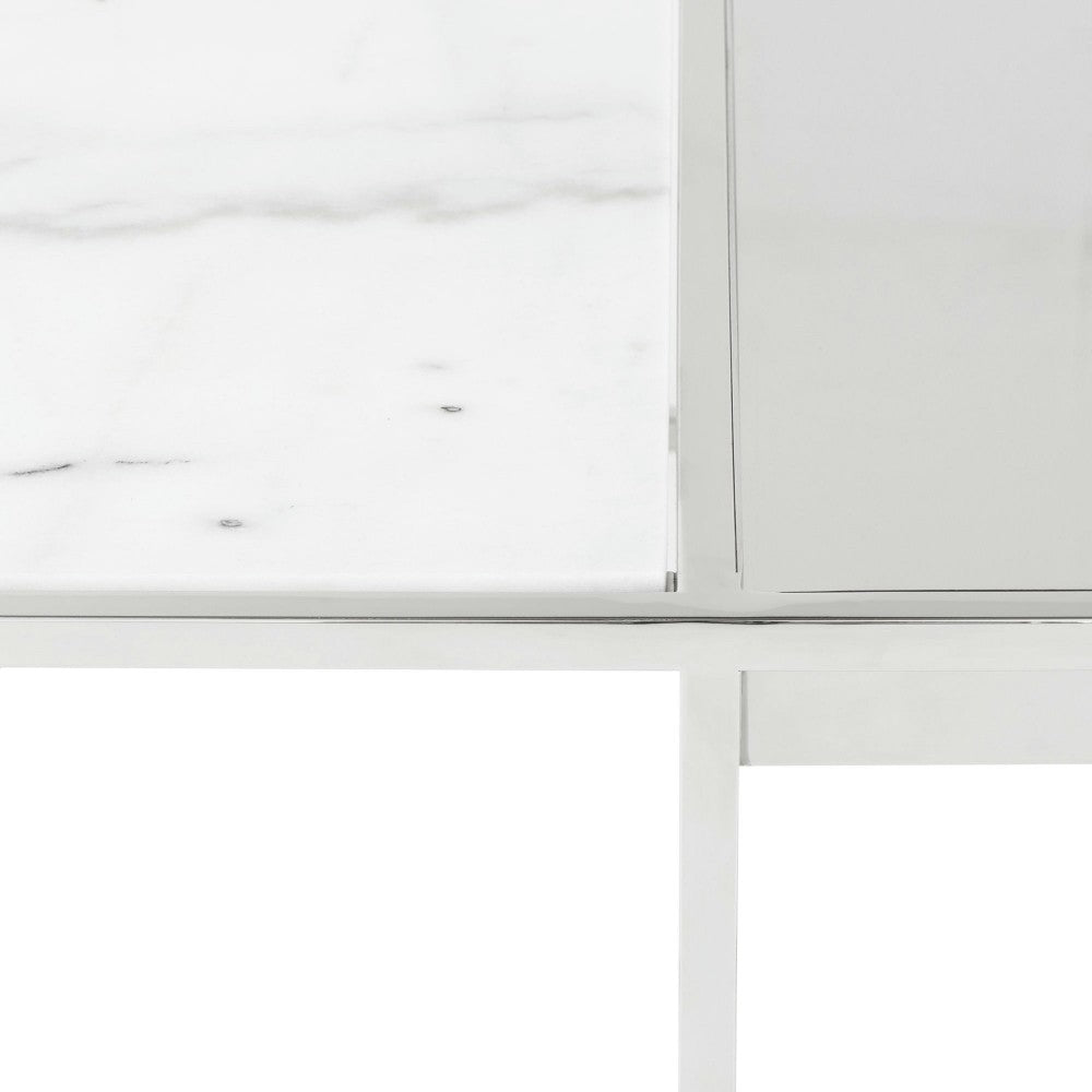 Corbett White Stone Coffee Table, HGNA534