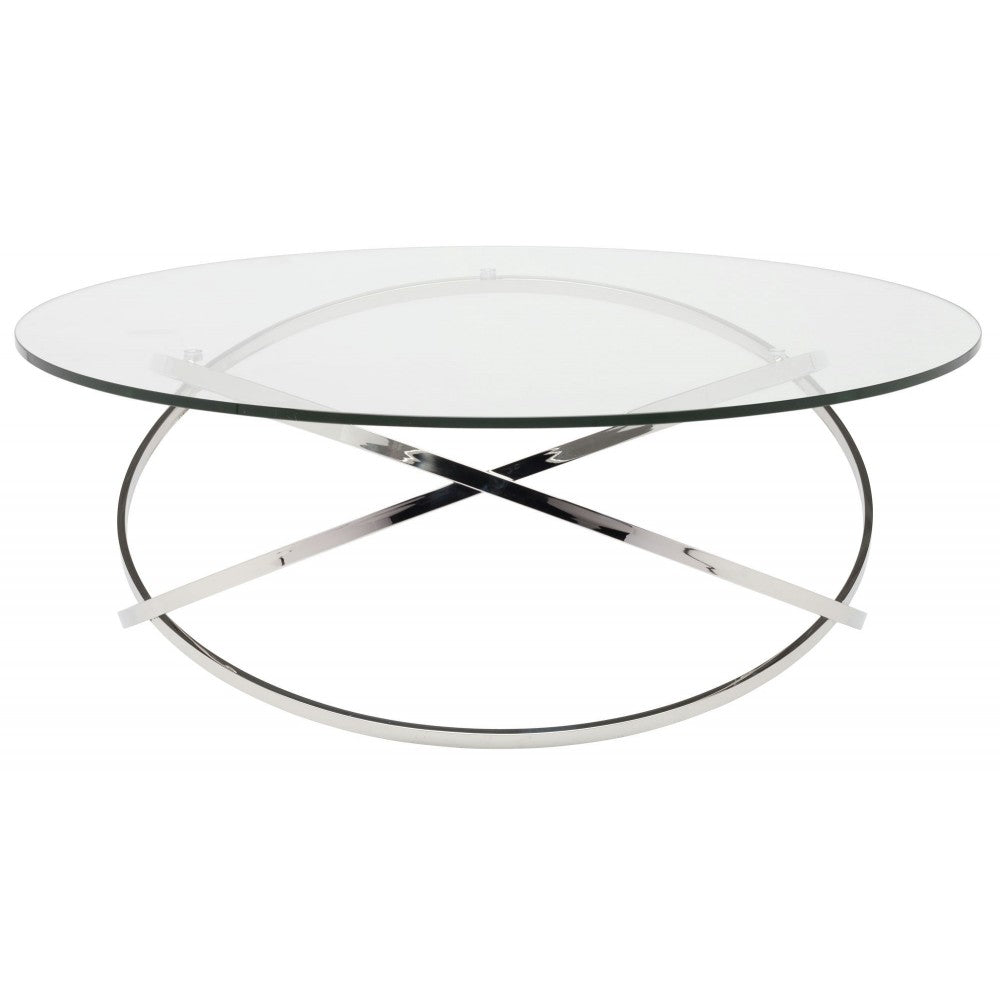 Corel Silver Metal Coffee Table