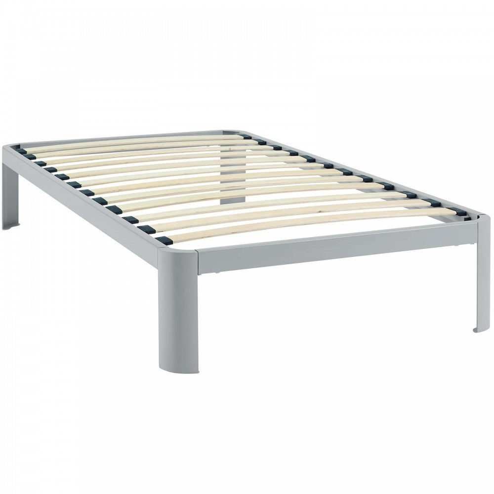 Corinne Twin Bed Frame, Gray
