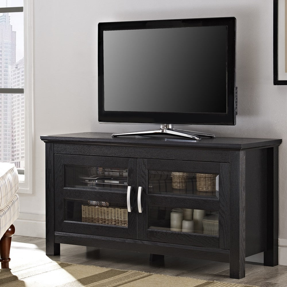 Coronado 44" 2 Door Wood TV Stand - Black