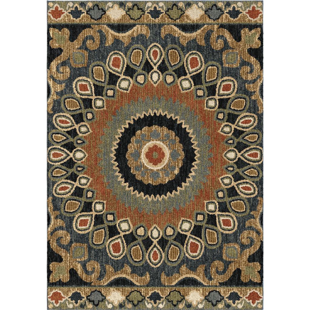 Palmetto Living Indo China Multi 5'3" x 7'6"
