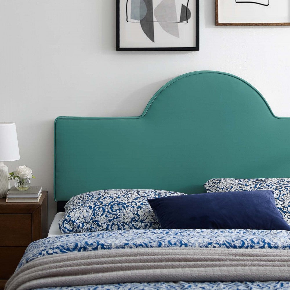 Dawn Twin Performance Velvet Headboard, Teal