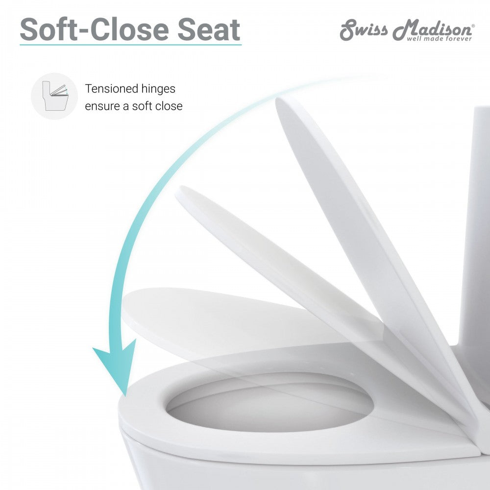 Daxton One-Piece Elongated Left Side Flush Toilet 1.28 gpf