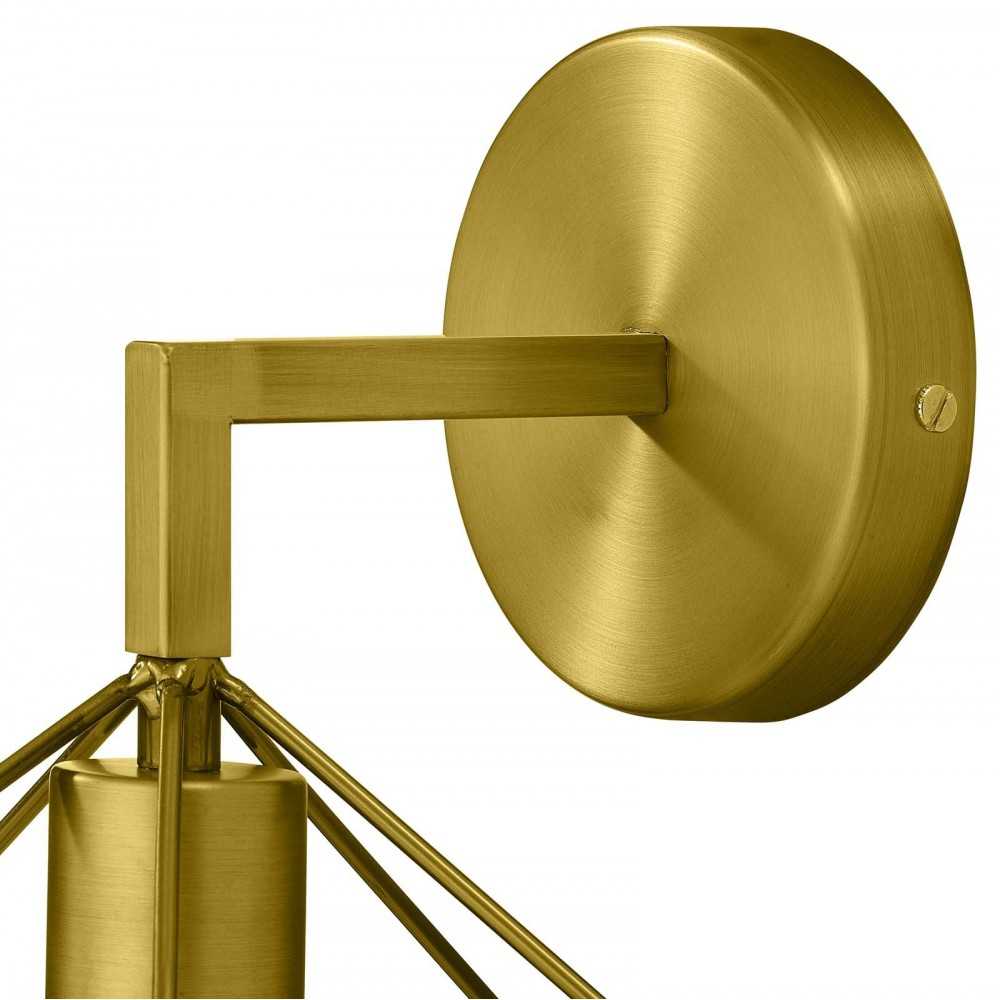 Derive Brass Wall Sconce Light Fixture