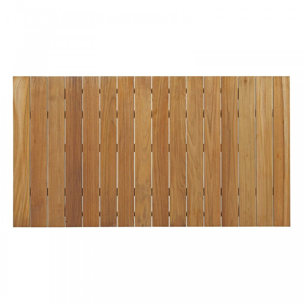 Dorset Outdoor Patio Teak Dining Table, Natural, EEI-2712-NAT