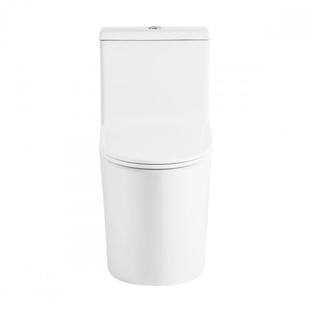 Dreux High Efficiency One-Piece Elongated Toilet, 0.8GPF Water Saving Technology