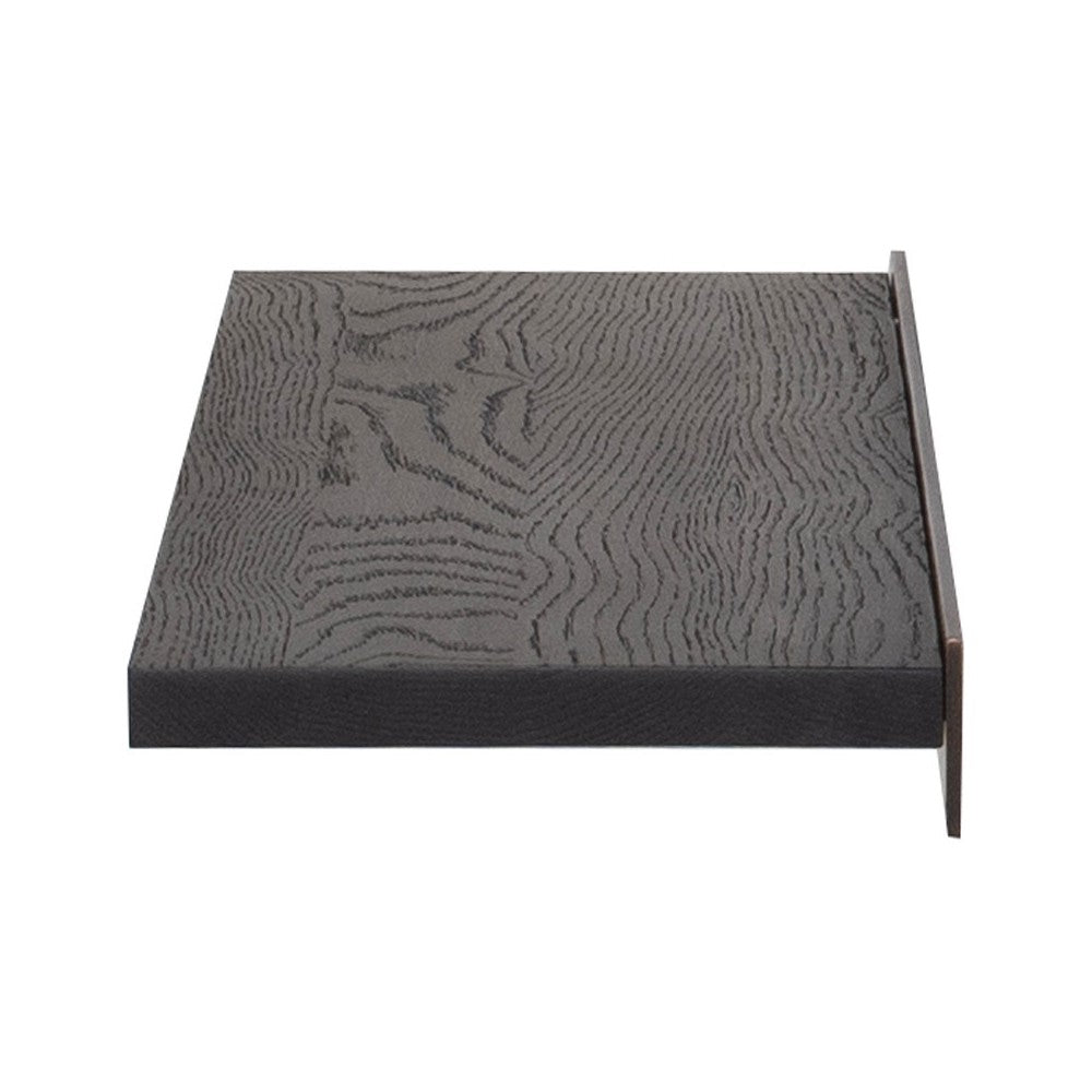 Drift Ebonized Wood Display Shelving, HGDA834