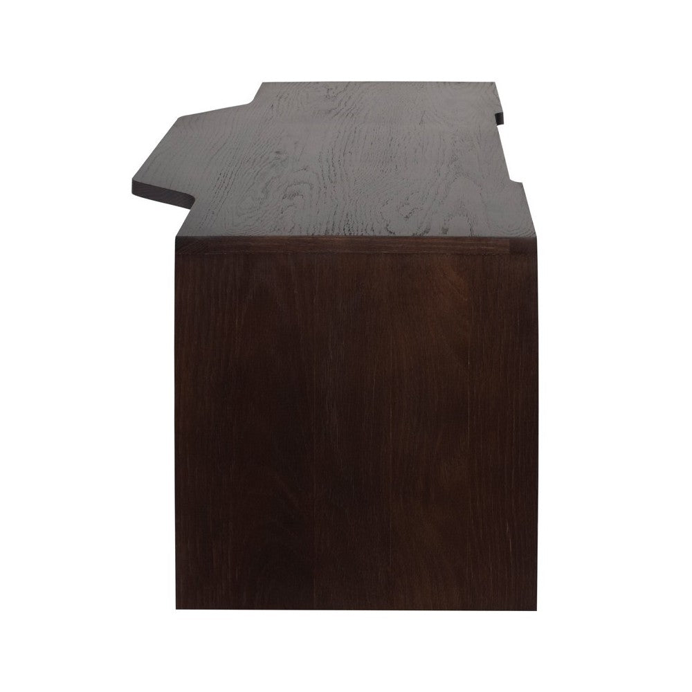 Drift Smoked Wood Desk
