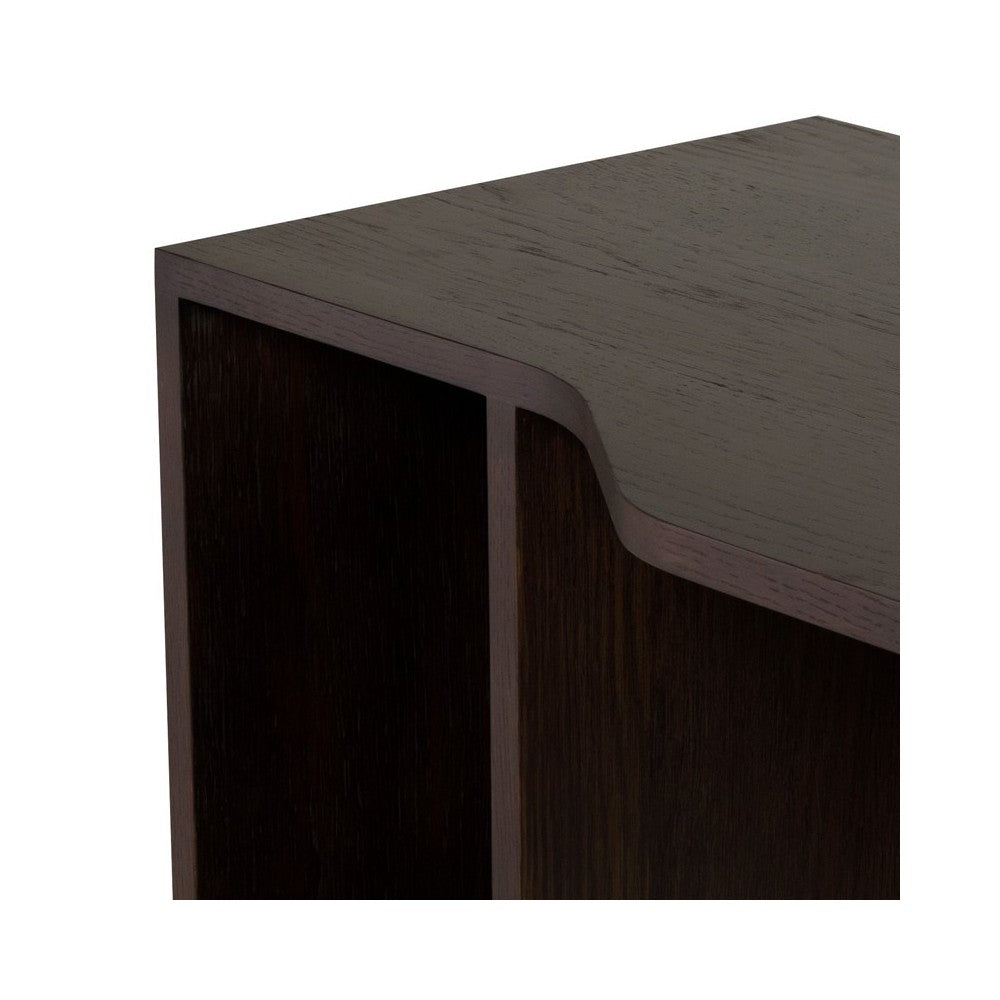 Drift Smoked Wood Desk