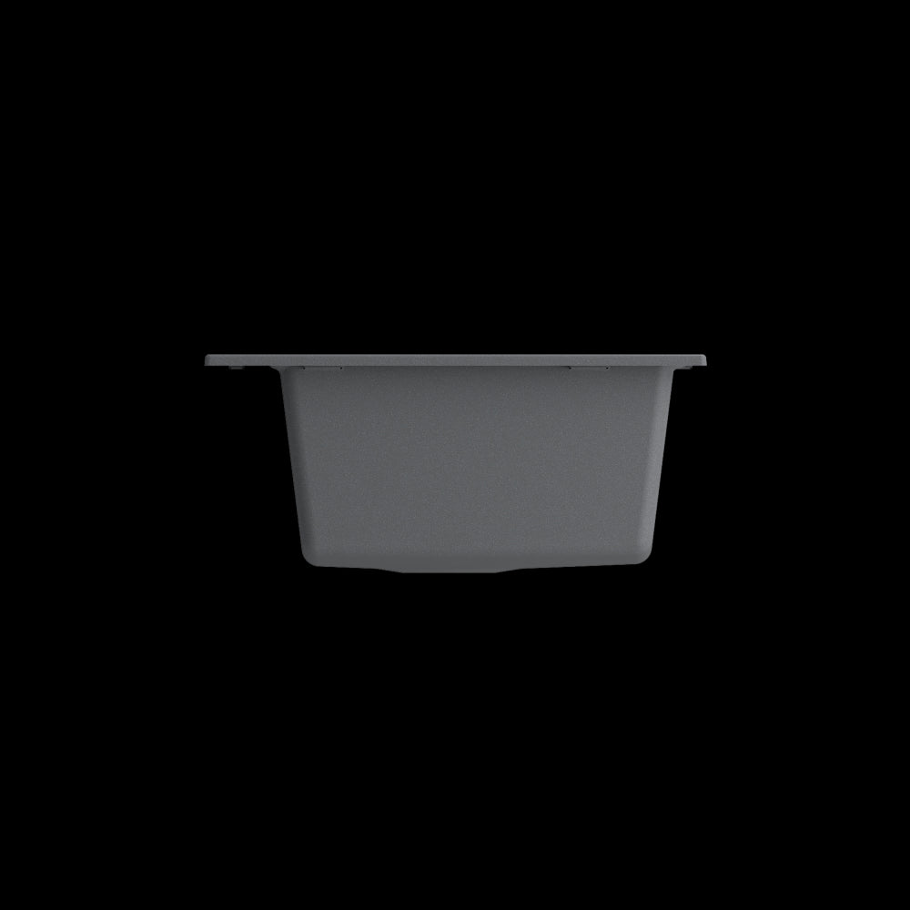 Dual-Mount 34 in. Granite Composite Kitchen Sink with Integrated Workstation, Concrete Gray