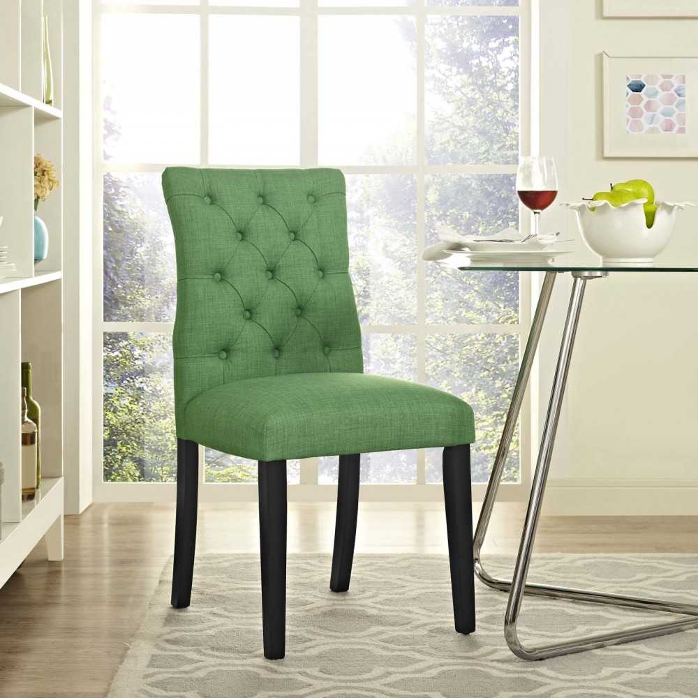Duchess Fabric Dining Chair, Kelly Green