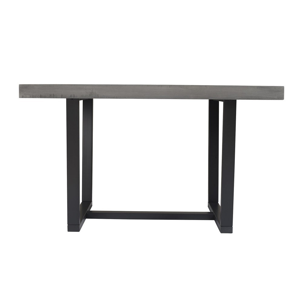 Durango 52" Distressed Solid Wood Dining Table - Gray