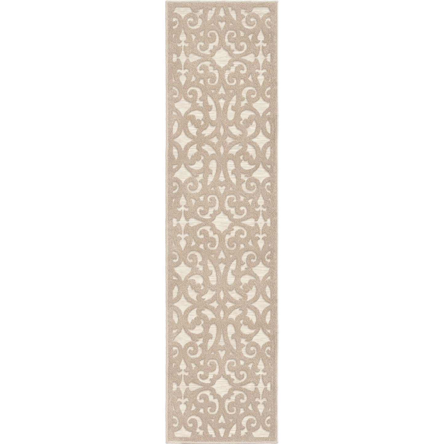 Orian Boucle' Seaborn Driftwood 23"X90"