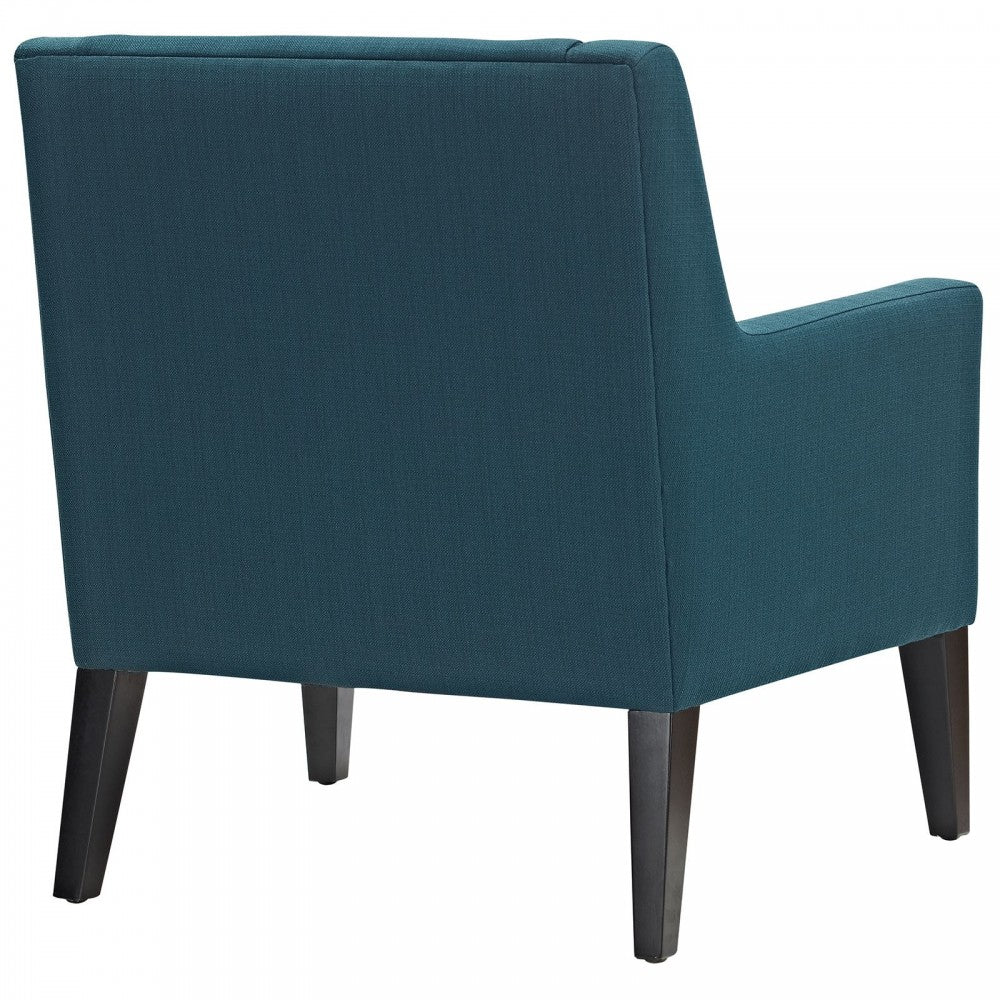 Earnest Upholstered Fabric Armchair, Azure
