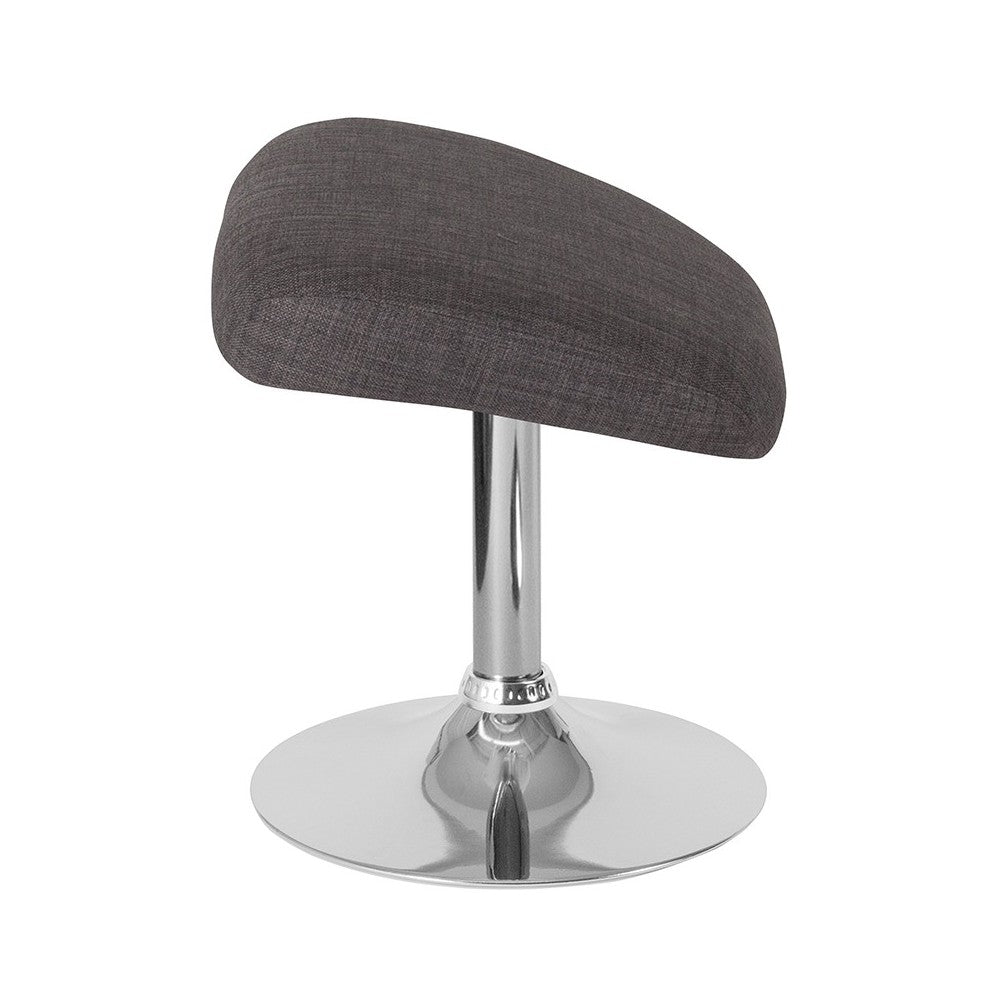 Egg Series Dark Gray Fabric Ottoman