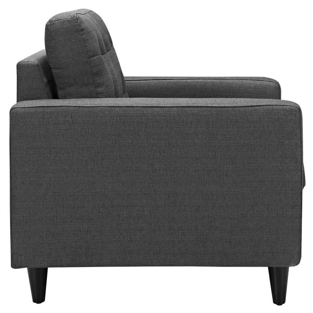 Empress Armchair and Sofa Set of 2, Gray