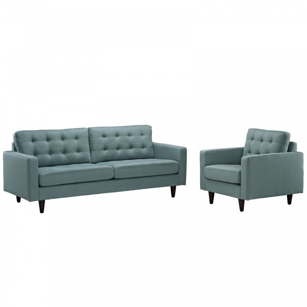 Empress Armchair and Sofa Set of 2, Laguna