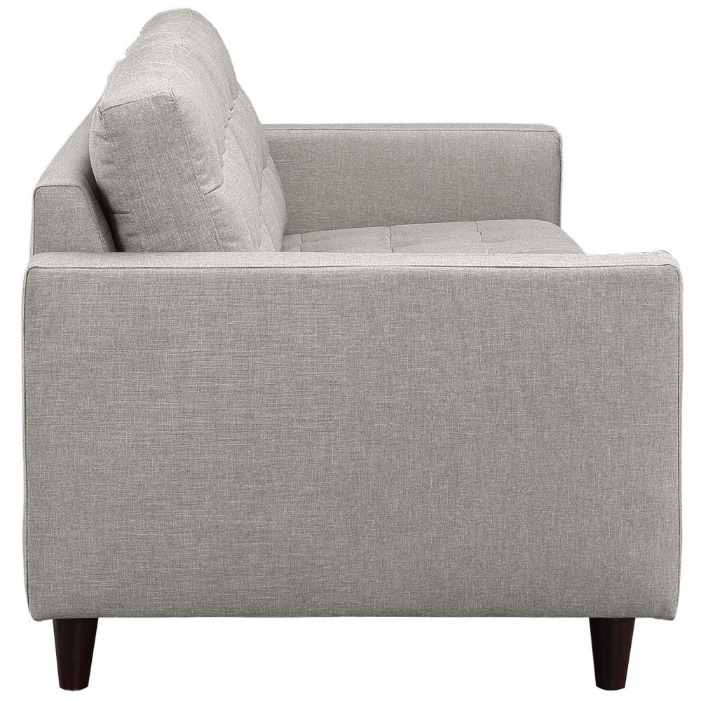 Empress Armchair and Sofa Set of 2, Light Gray