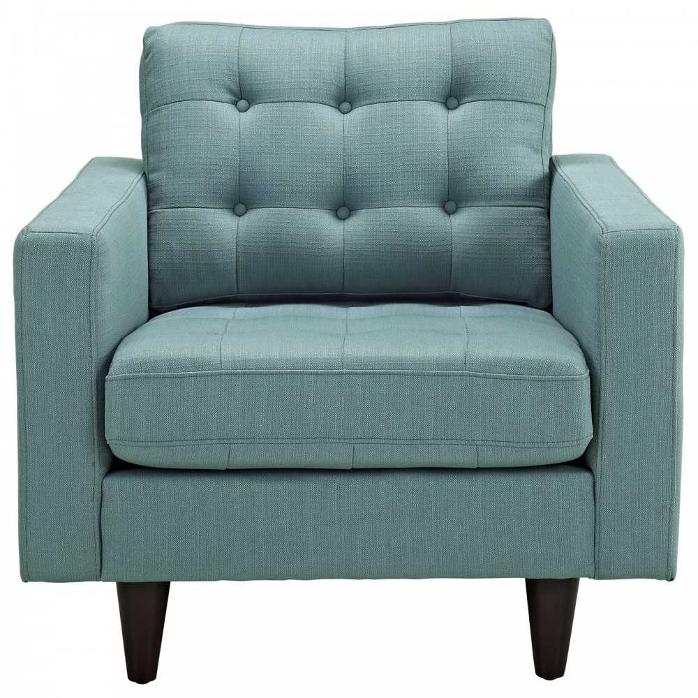 Empress Armchair Upholstered Fabric Set of 2, Laguna