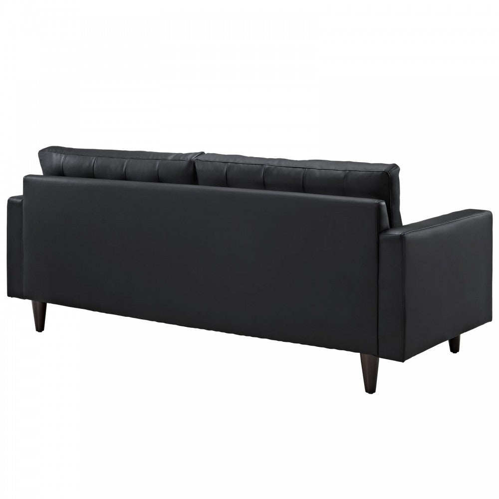 Empress Sofa and Armchair Set of 2, Black