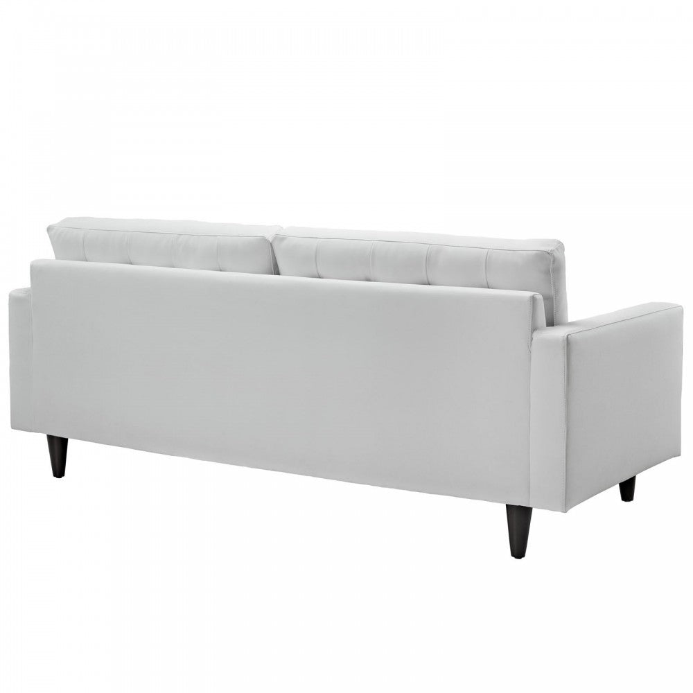 Empress Sofa and Armchairs Set of 3, White