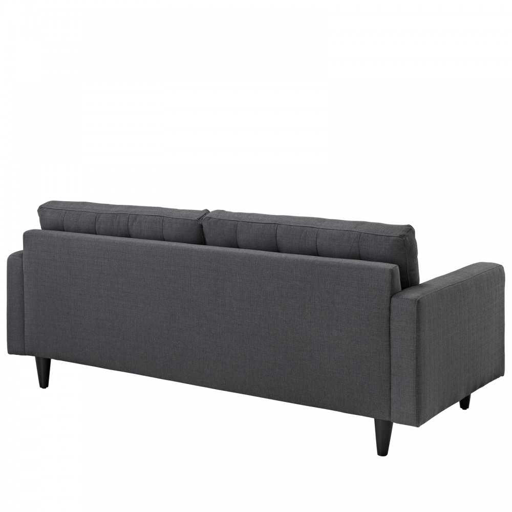 Empress Sofa and Armchairs Set of 3, Gray