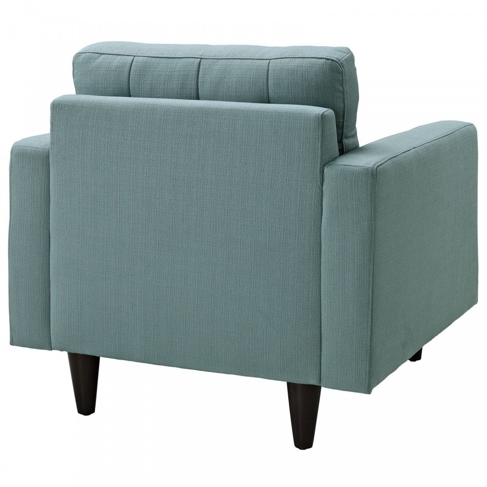 Empress Upholstered Fabric Armchair, Laguna