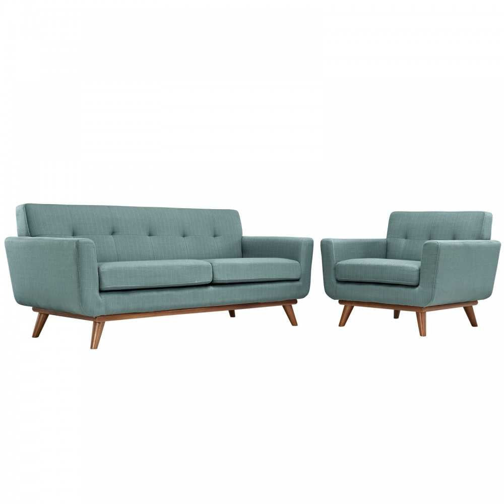 Engage Armchair and Loveseat Set of 2, Laguna