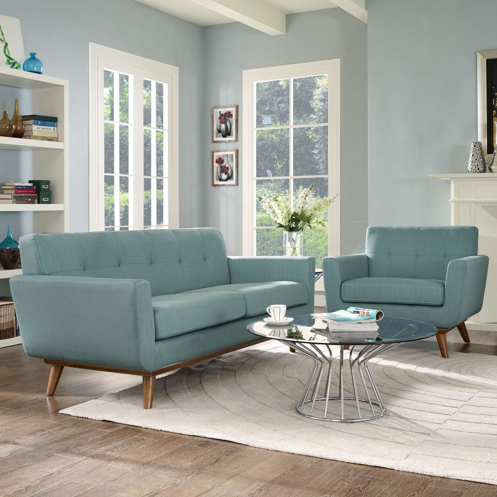 Engage Armchair and Loveseat Set of 2, Laguna
