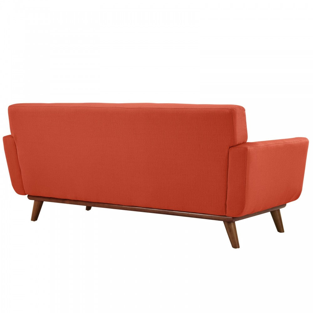Engage Armchair and Loveseat Set of 2, Atomic Red