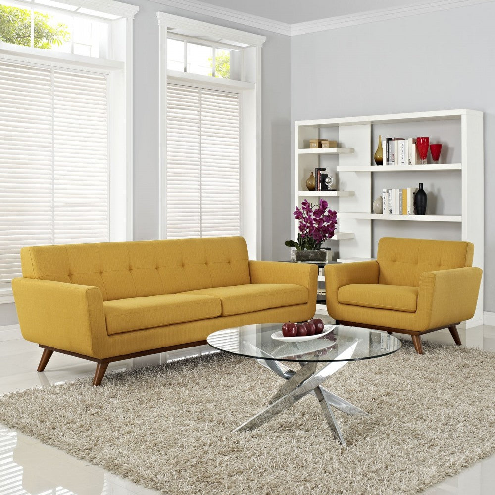 Engage Armchair and Sofa Set of 2, Citrus