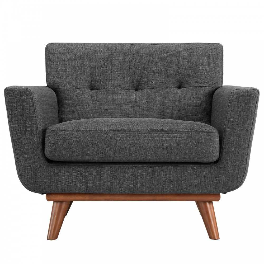 Engage Armchair Wood Set of 2, Gray
