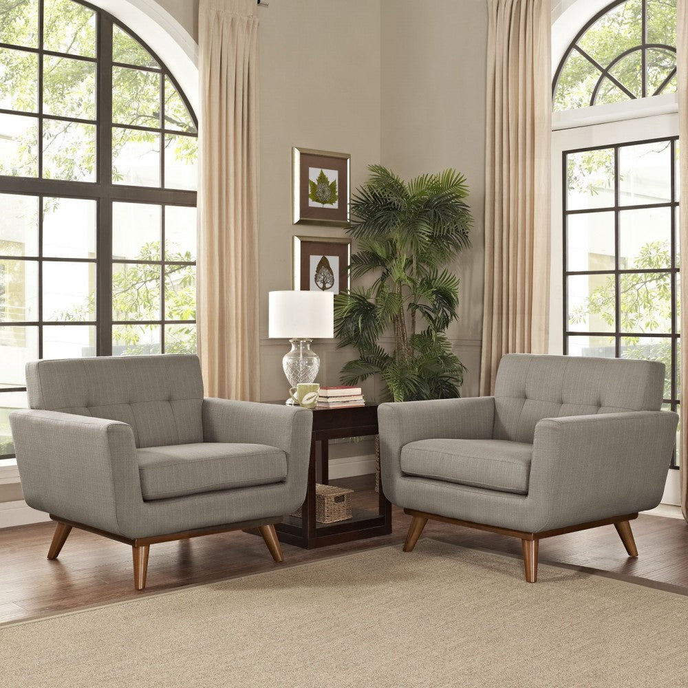 Engage Armchair Wood Set of 2, Granite