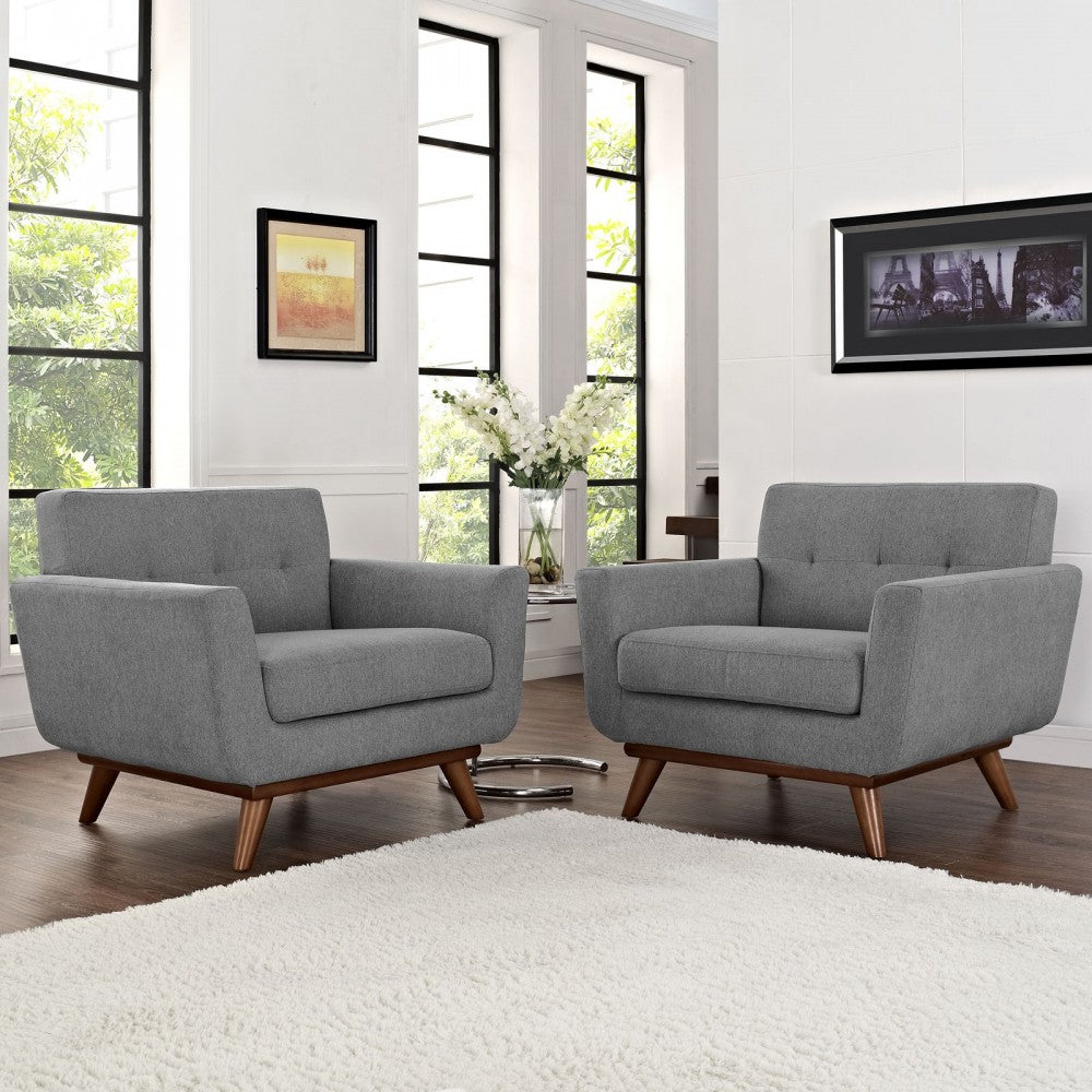 Engage Armchair Wood Set of 2, Expectation Gray