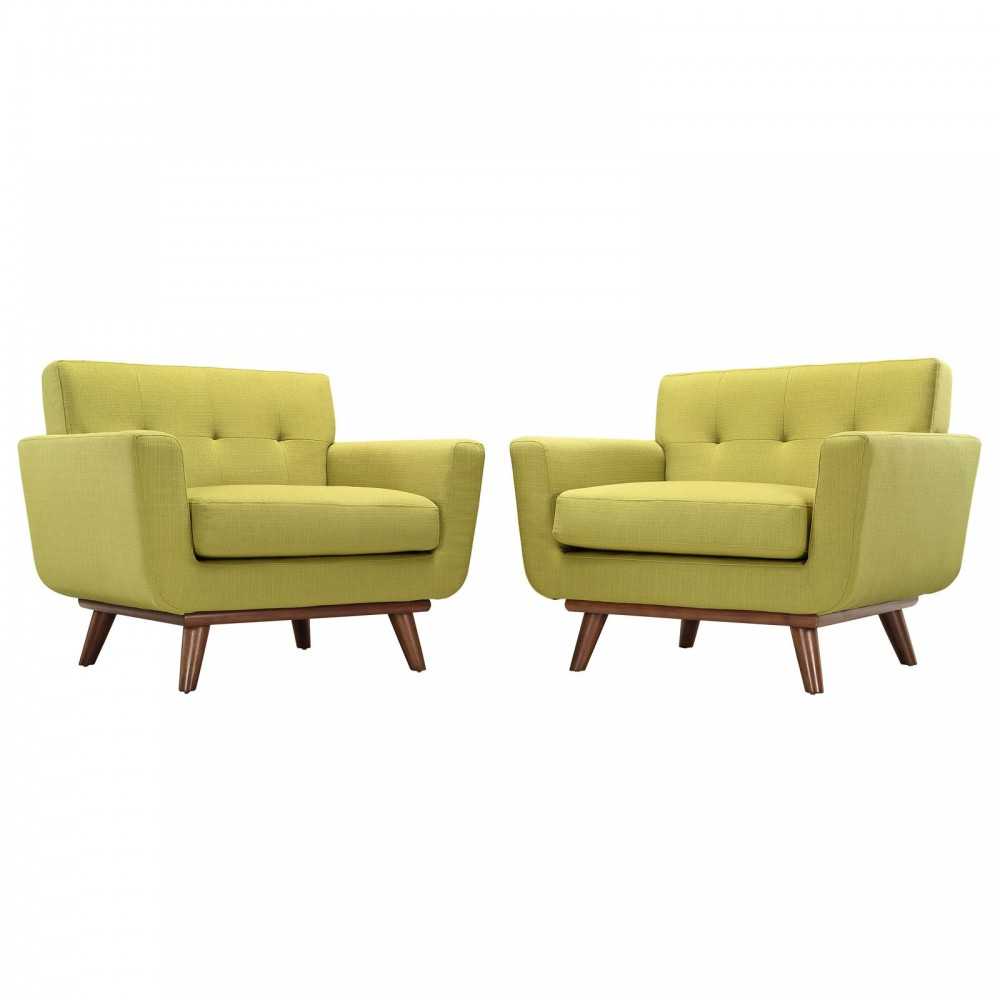 Engage Armchair Wood Set of 2, Wheatgrass