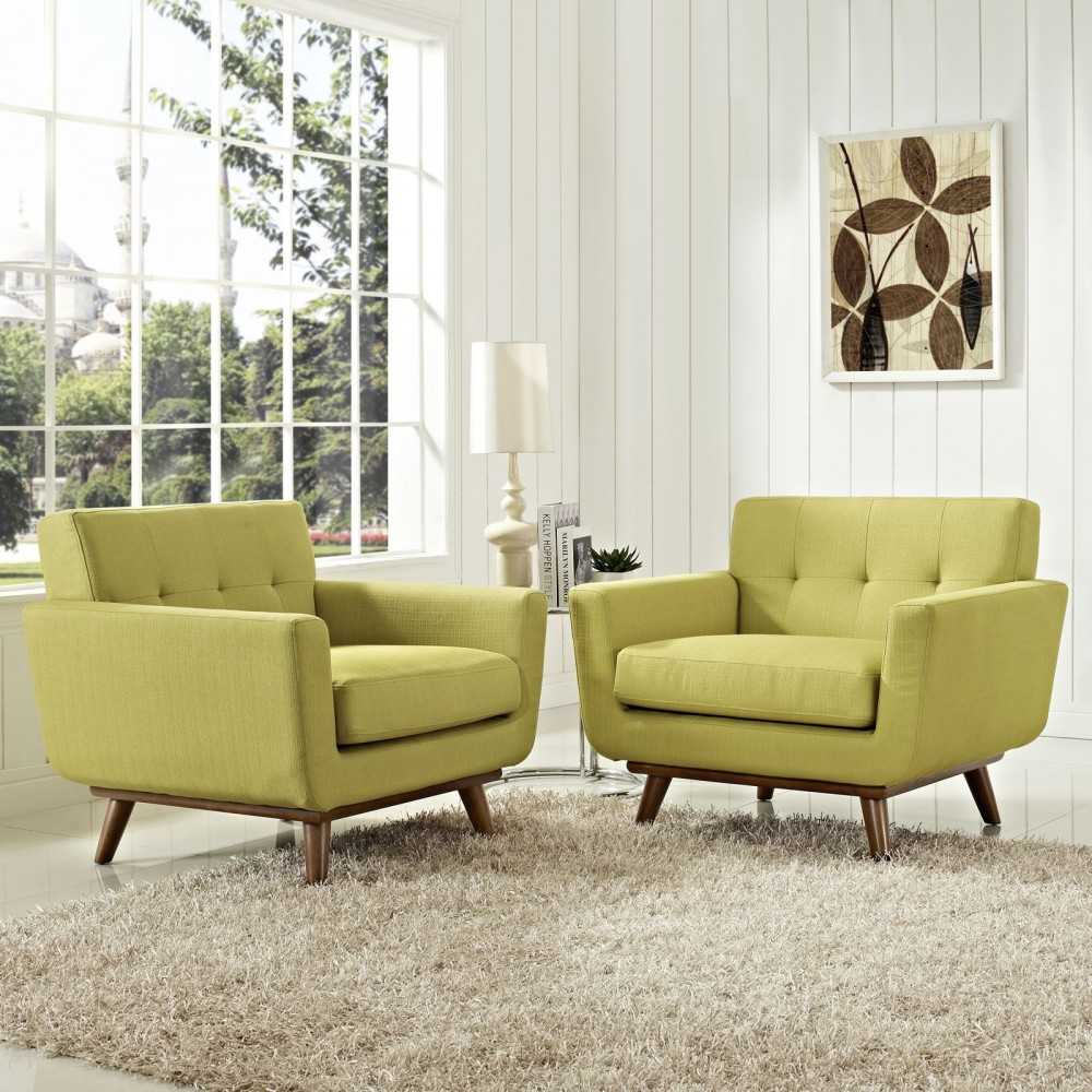 Engage Armchair Wood Set of 2, Wheatgrass