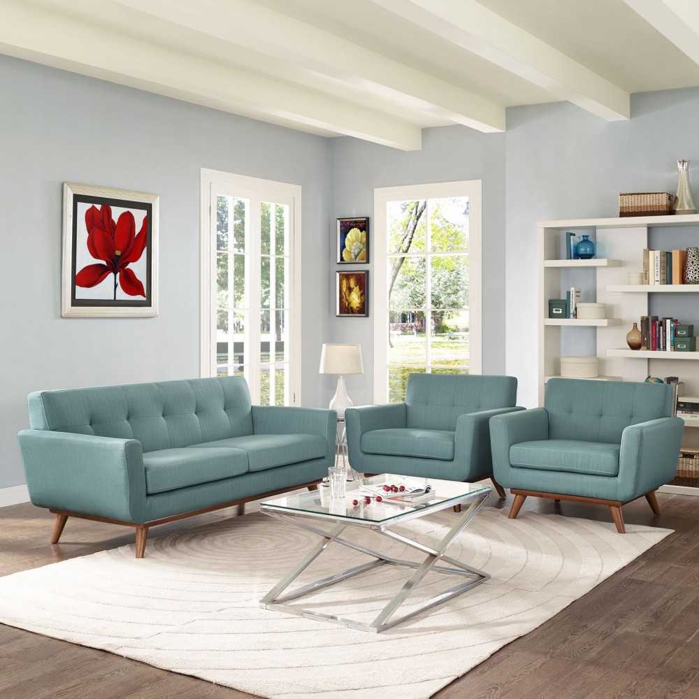 Engage Armchairs and Loveseat Set of 3, Laguna