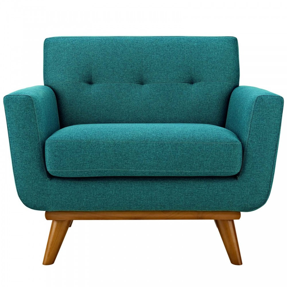 Engage Armchairs and Sofa Set of 3, Teal