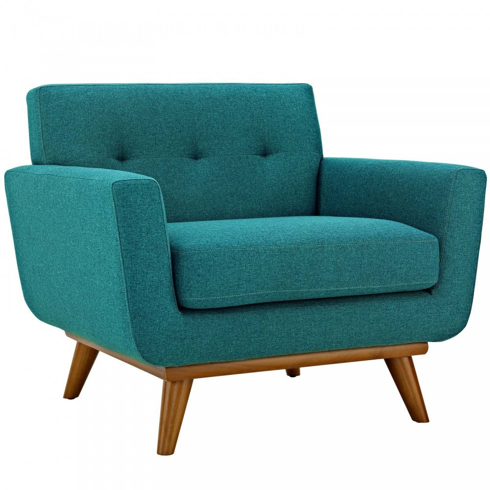 Engage Armchairs and Sofa Set of 3, Teal