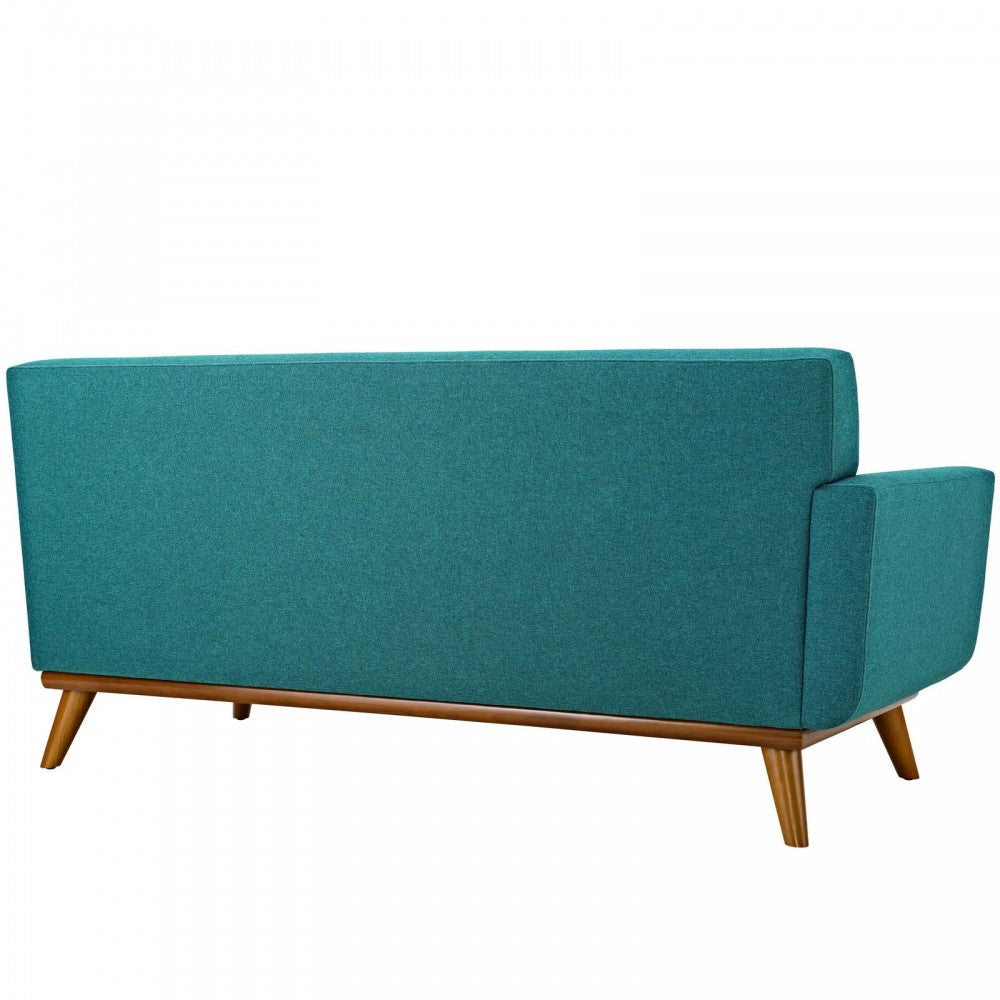 Engage Left-Arm Loveseat, Teal