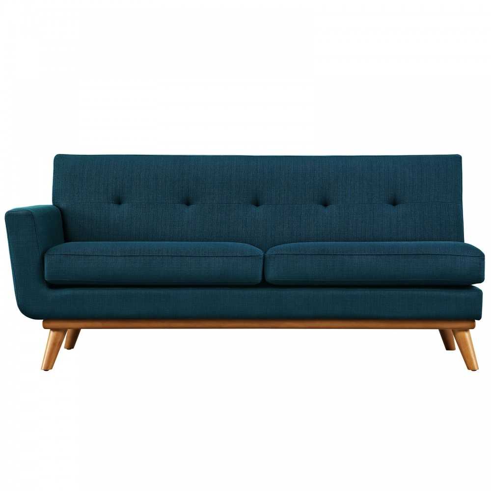 Engage Left-Arm Loveseat, Azure