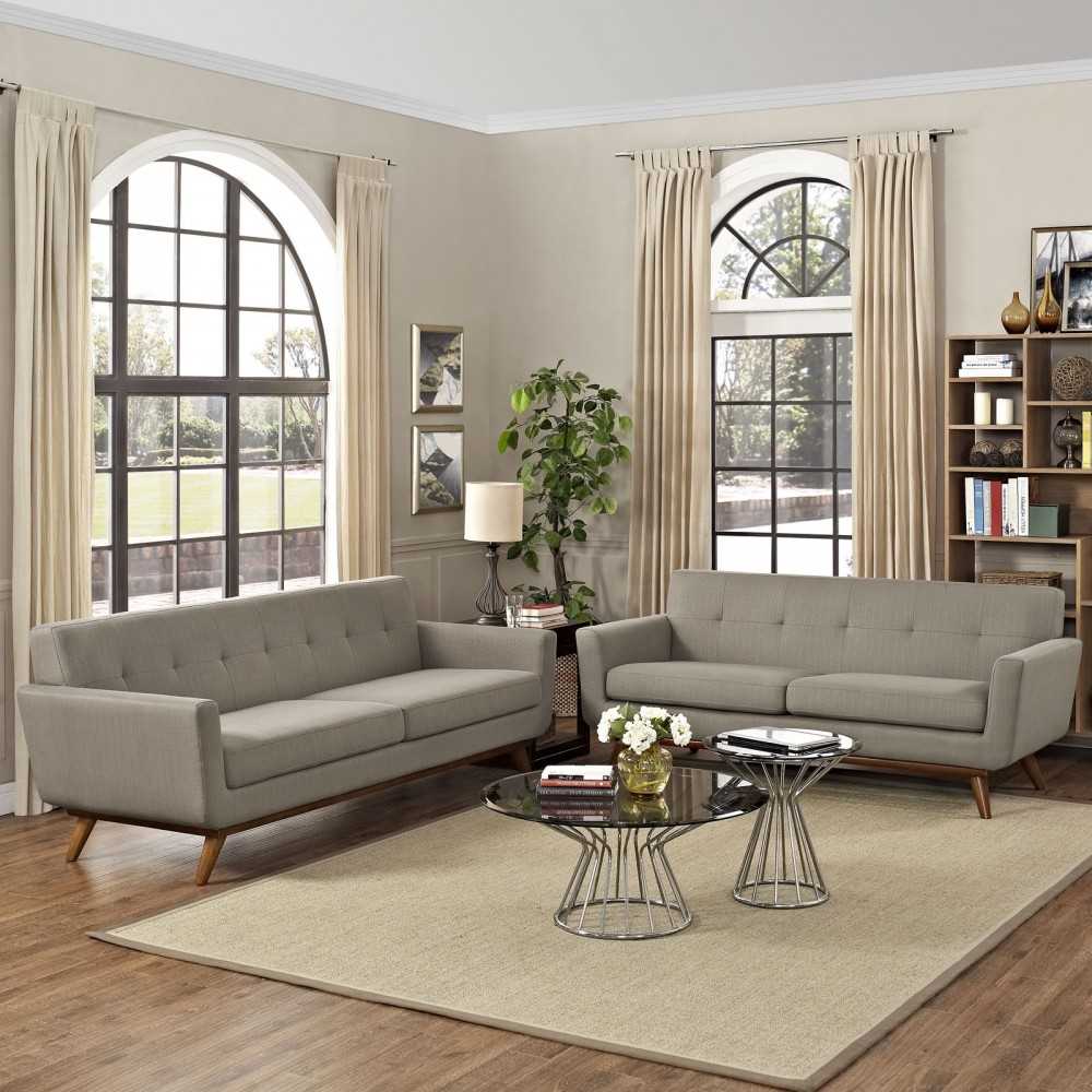 Engage Loveseat and Sofa Set of 2, Granite