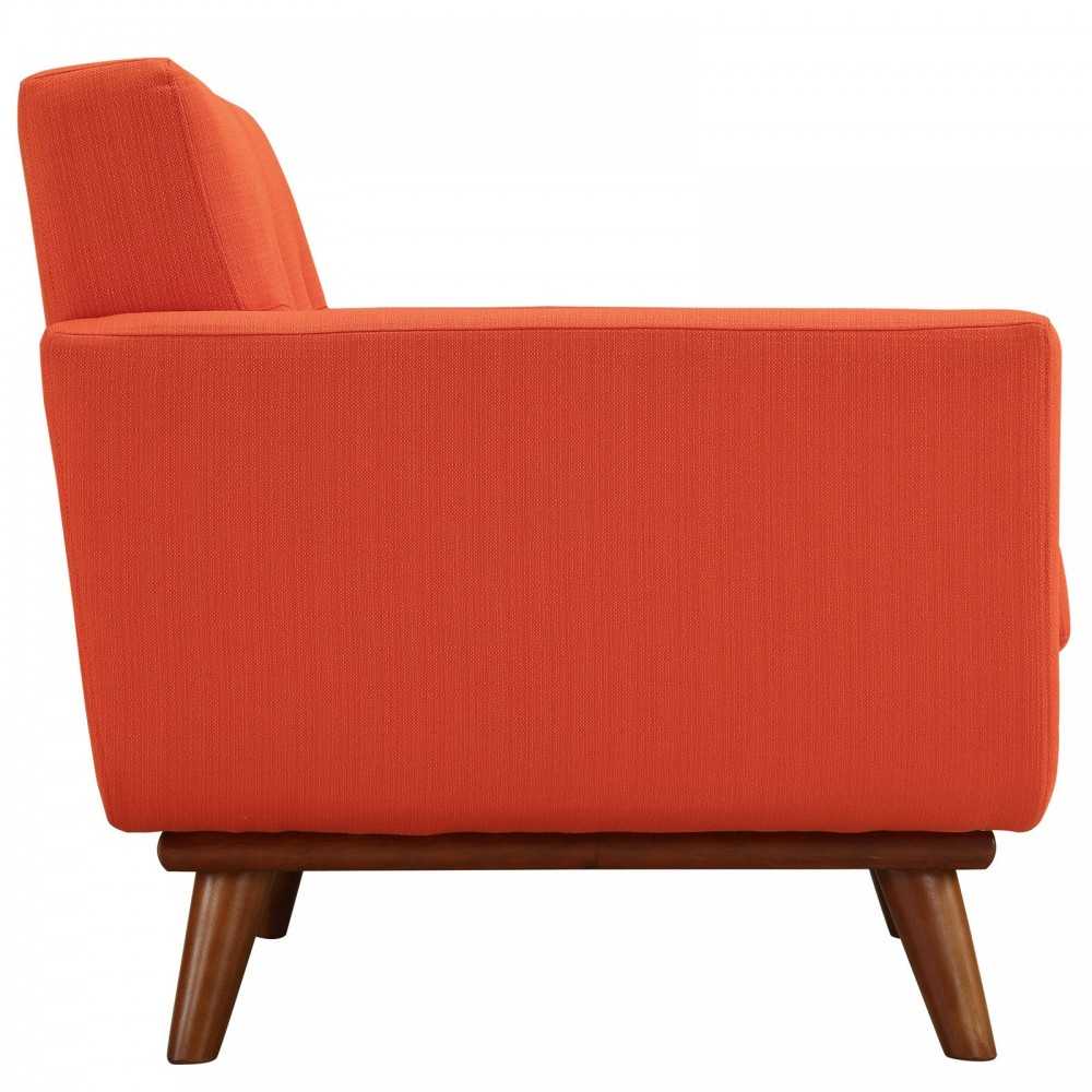 Engage Sofa Loveseat and Armchair Set of 3, Atomic Red