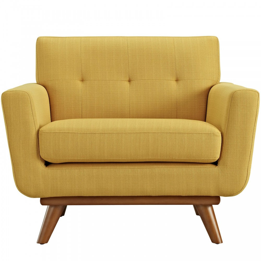 Engage Upholstered Fabric Armchair, Citrus