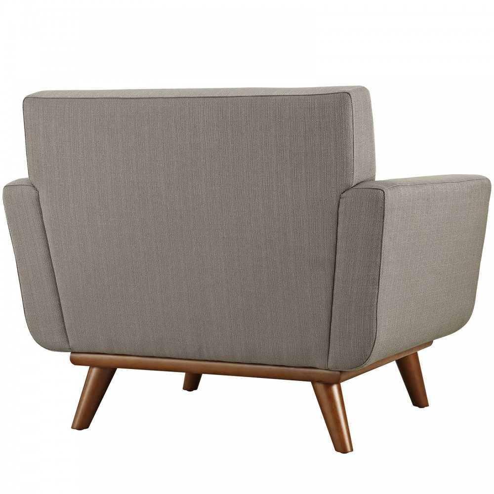 Engage Upholstered Fabric Armchair, Granite