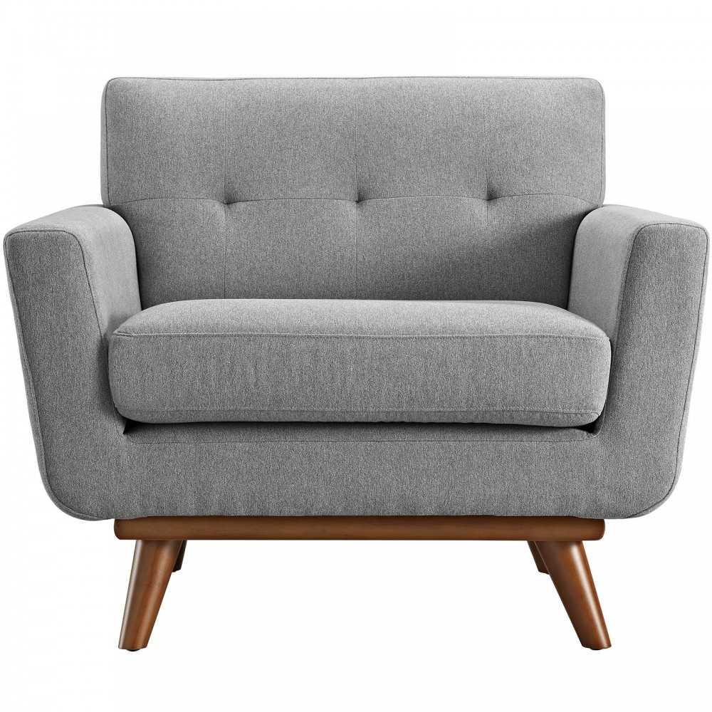 Engage Upholstered Fabric Armchair, Expectation Gray