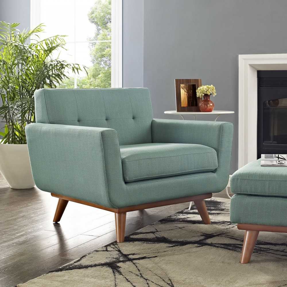 Engage Upholstered Fabric Armchair, Laguna