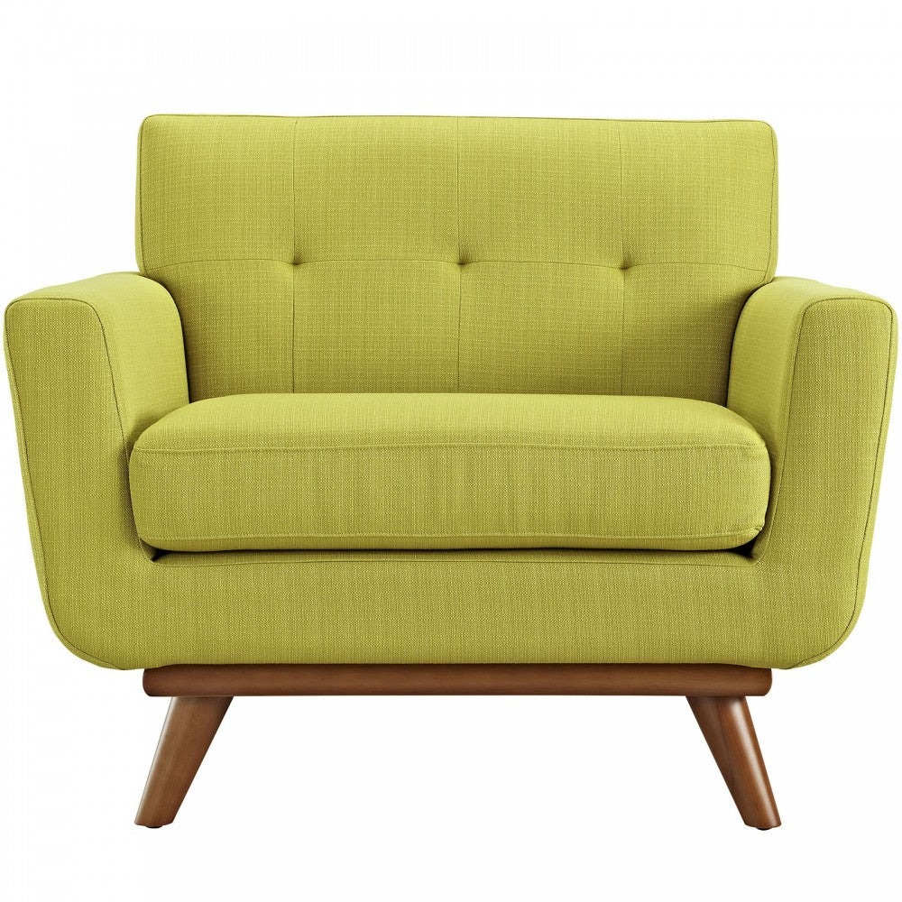 Engage Upholstered Fabric Armchair, Wheatgrass