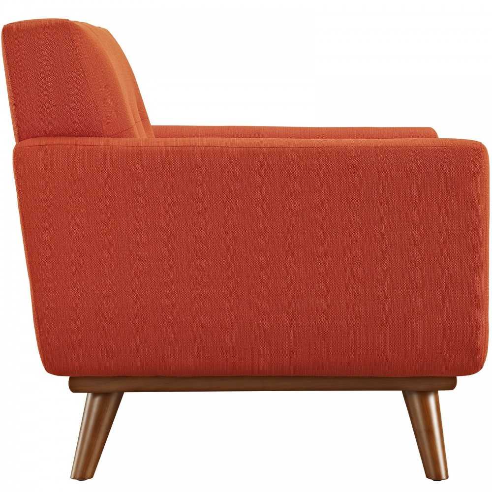 Engage Upholstered Fabric Armchair, Atomic Red