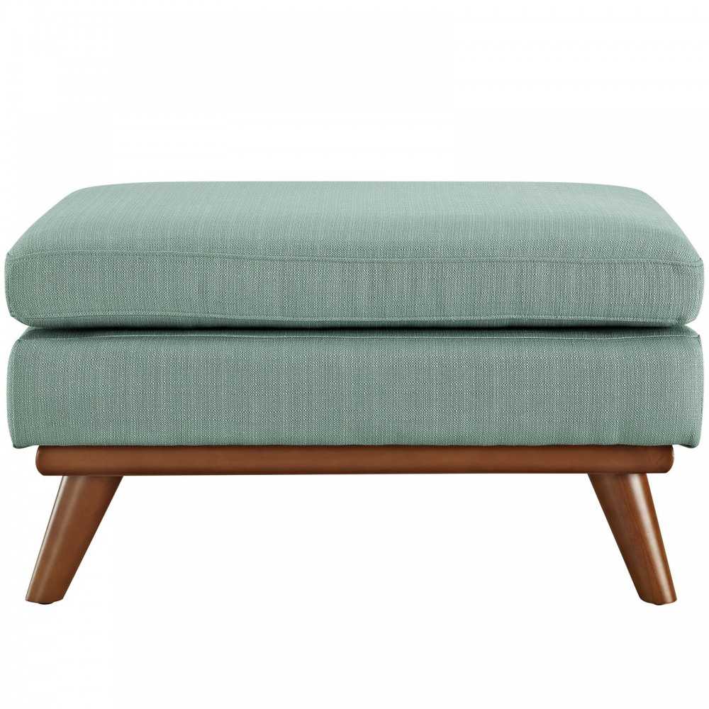 Engage Upholstered Fabric Ottoman, Laguna